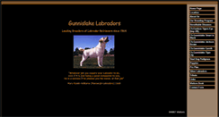 Desktop Screenshot of gunnislakelabradors.com.au